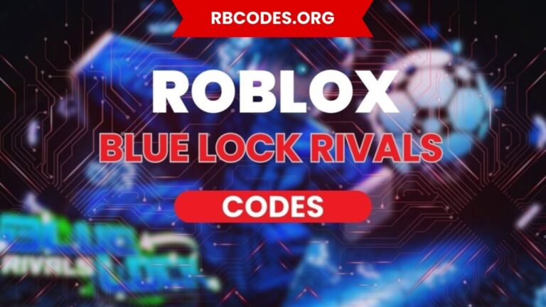 Blue Lock Rivals code