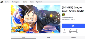 Open Dragon Soul in Roblox.